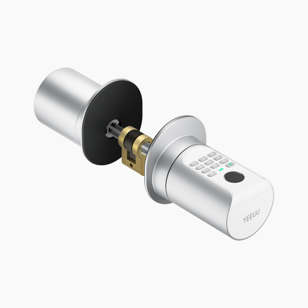 YEEUU C1C Smart Waterproof Cylinder, Global Fittable, App-enabled, with Fingerprint, NFC, and Passcode. Cylinder Inside. Cheap