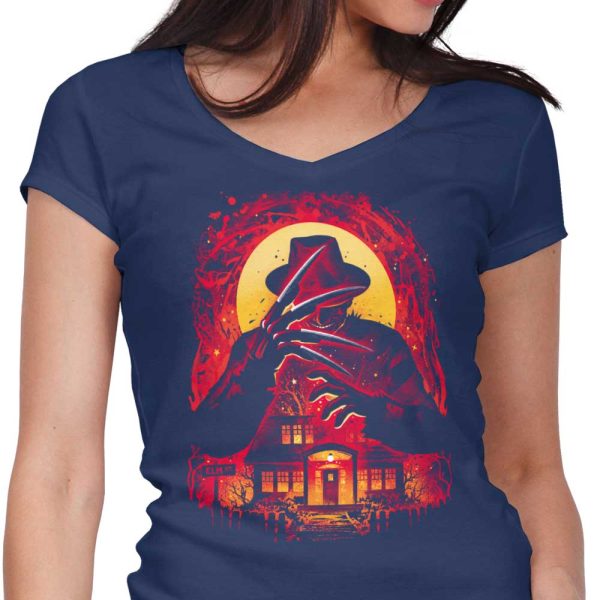 House of Nightmares - Women s V-Neck For Discount - Image 3