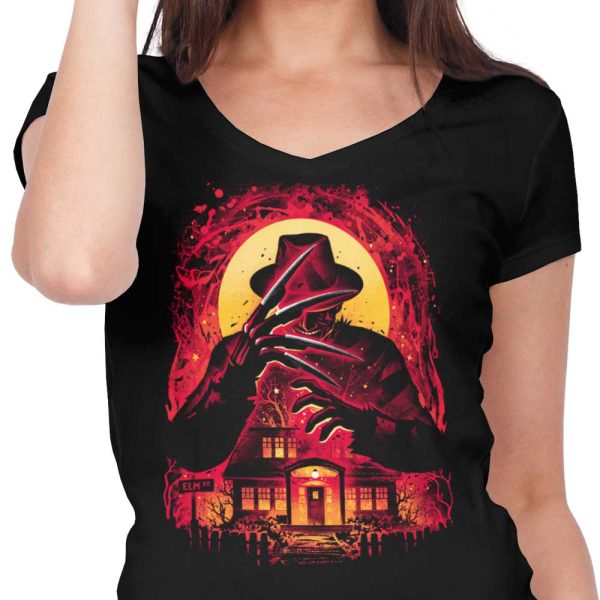 House of Nightmares - Women s V-Neck For Discount - Image 4