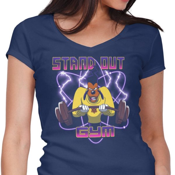 Stand Out Gym - Women s V-Neck For Sale - Image 3