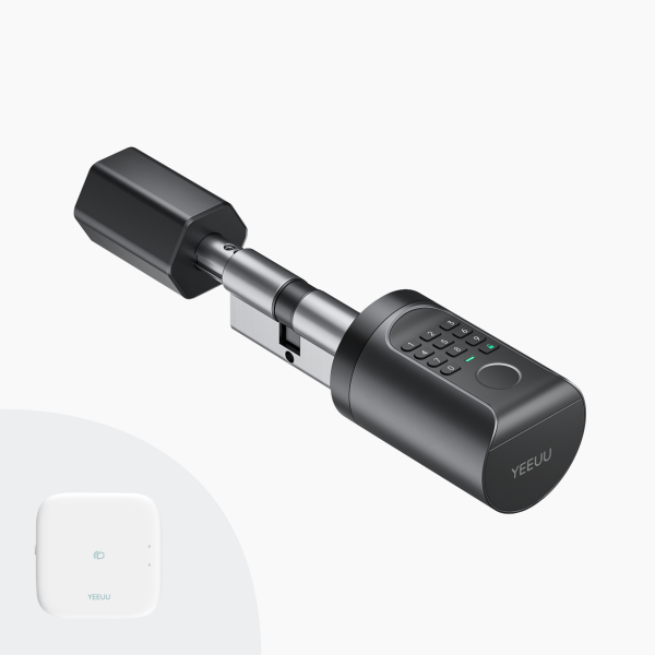 YEEUU C1E Smart Cylinder, Euro Profile&Oval, App-enabled, with Fingerprint, NFC, and Passcode. Cylinder Inside. Supply - Image 3